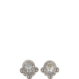 Chanel CC Crystal Cluster Earrings
