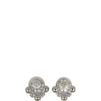 Chanel CC Crystal Cluster Earrings