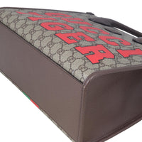 Gucci Tiger GG Supreme Interlocking G Tote Small