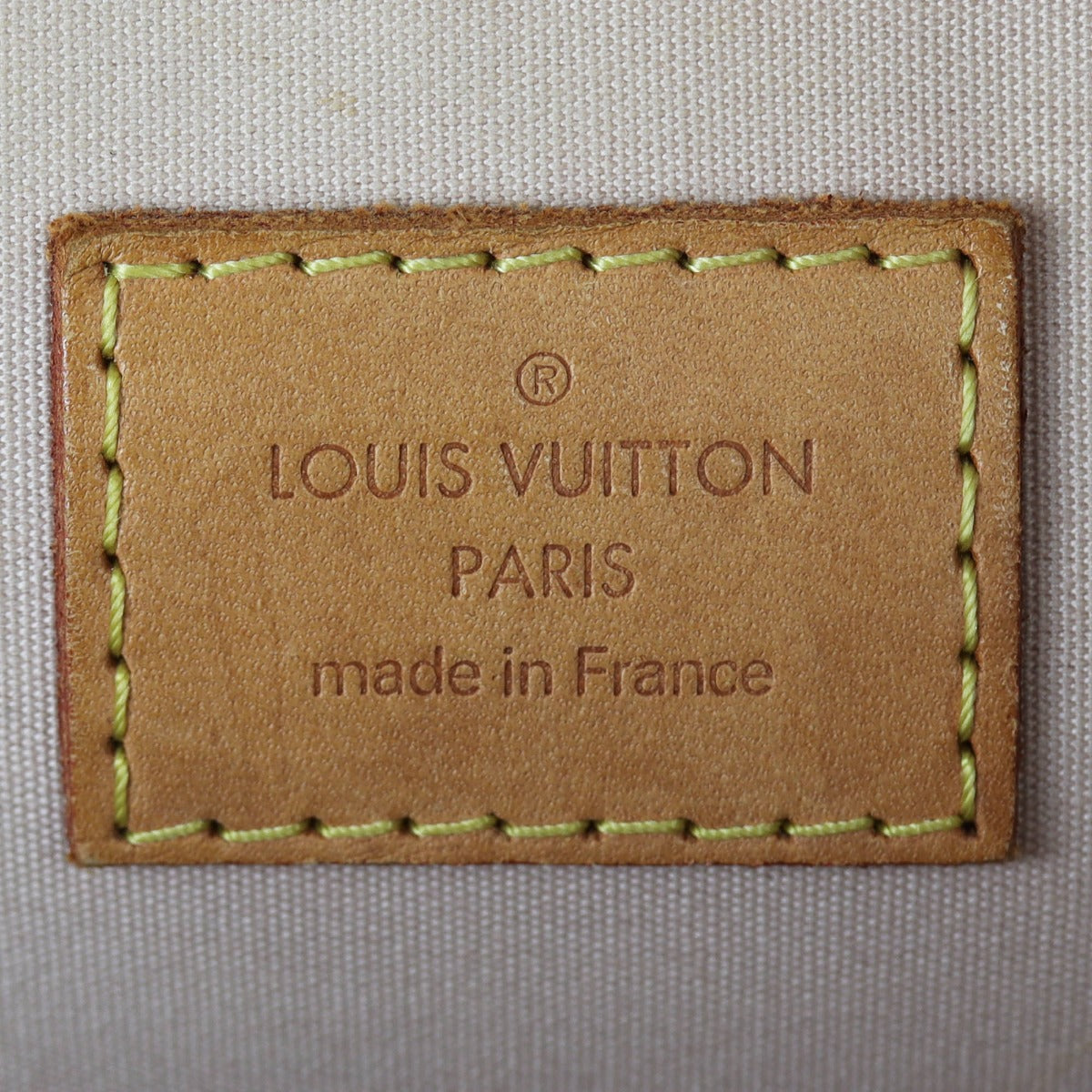 Louis Vuitton Alma PM Monogram Vernis Interior Stamp