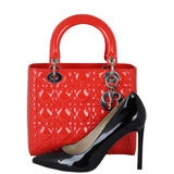 Dior Lady Dior Medium Patent
