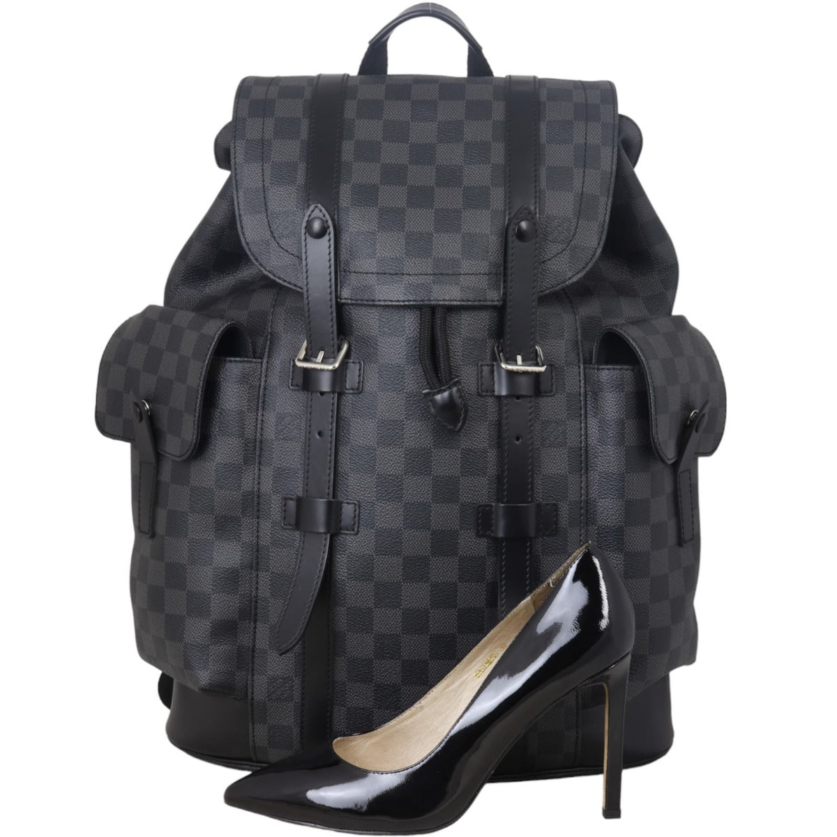 Louis Vuitton Christopher Backpack Damier Graphite