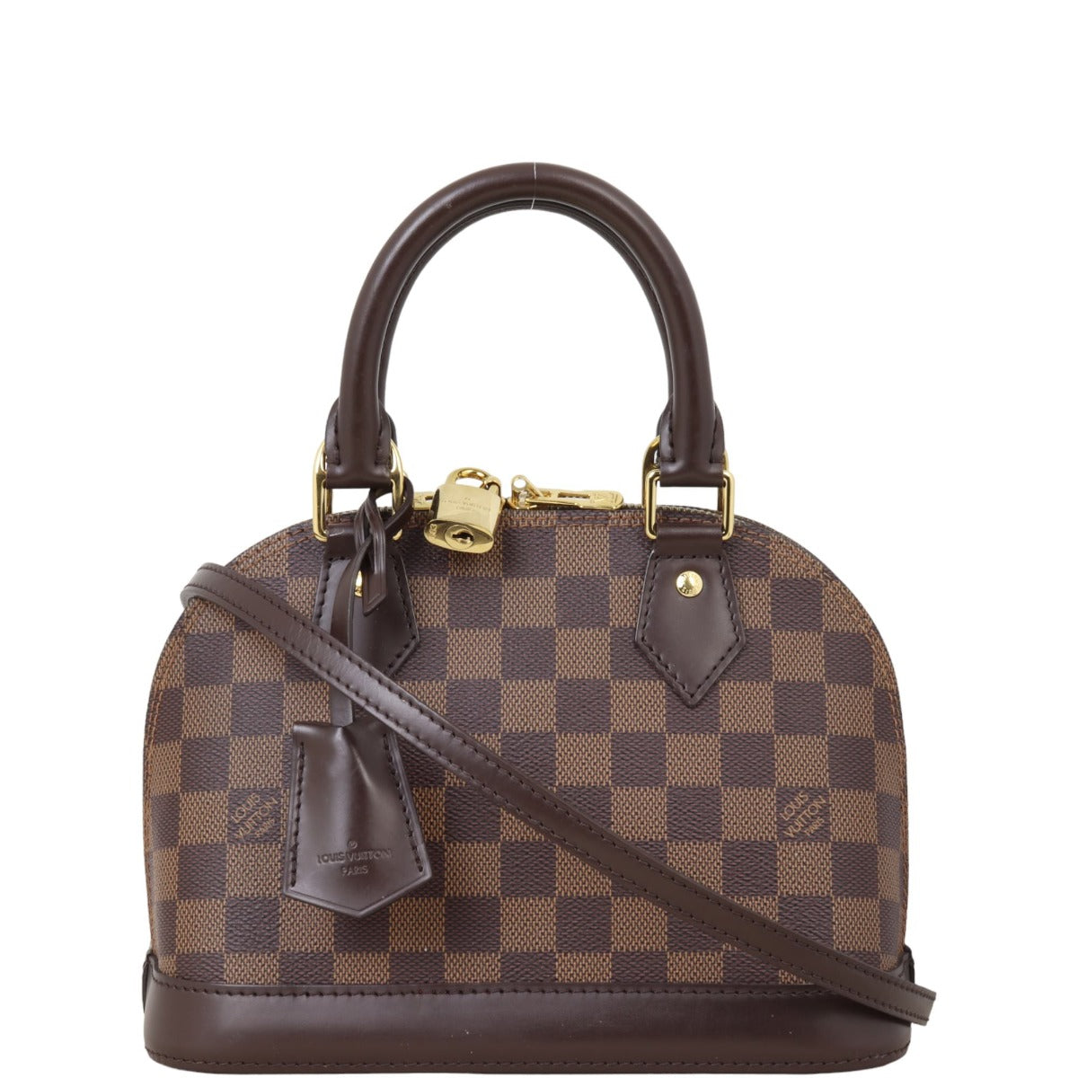 Louis Vuitton Alma BB Damier Ebene | Gold Tone Hardware