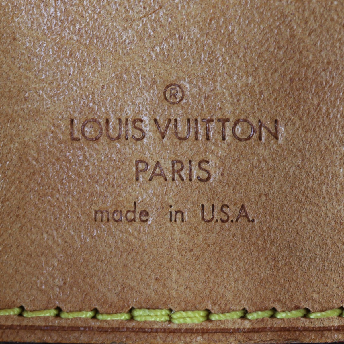 Louis Vuitton Montsouris MM Backpack Monogram Interior Stamp