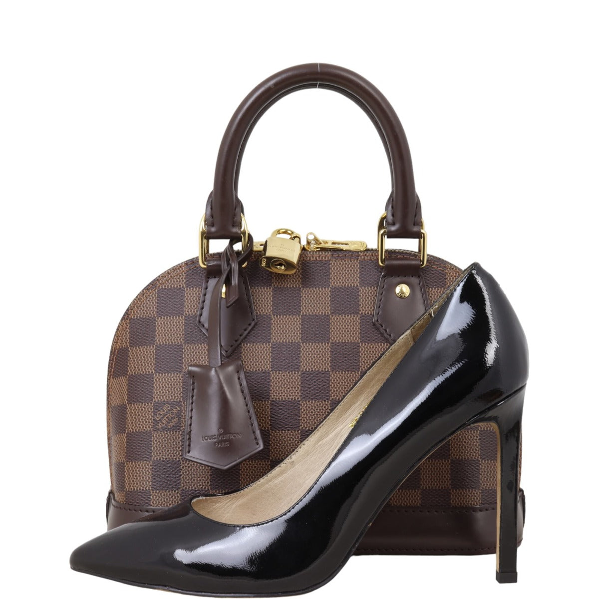 Louis Vuitton Alma BB Damier Ebene | Gold Tone Hardware