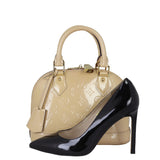 Louis Vuitton Alma BB Monogram Vernis | Noisette