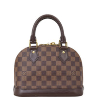 Louis Vuitton Alma BB Damier Ebene | Gold Tone Hardware