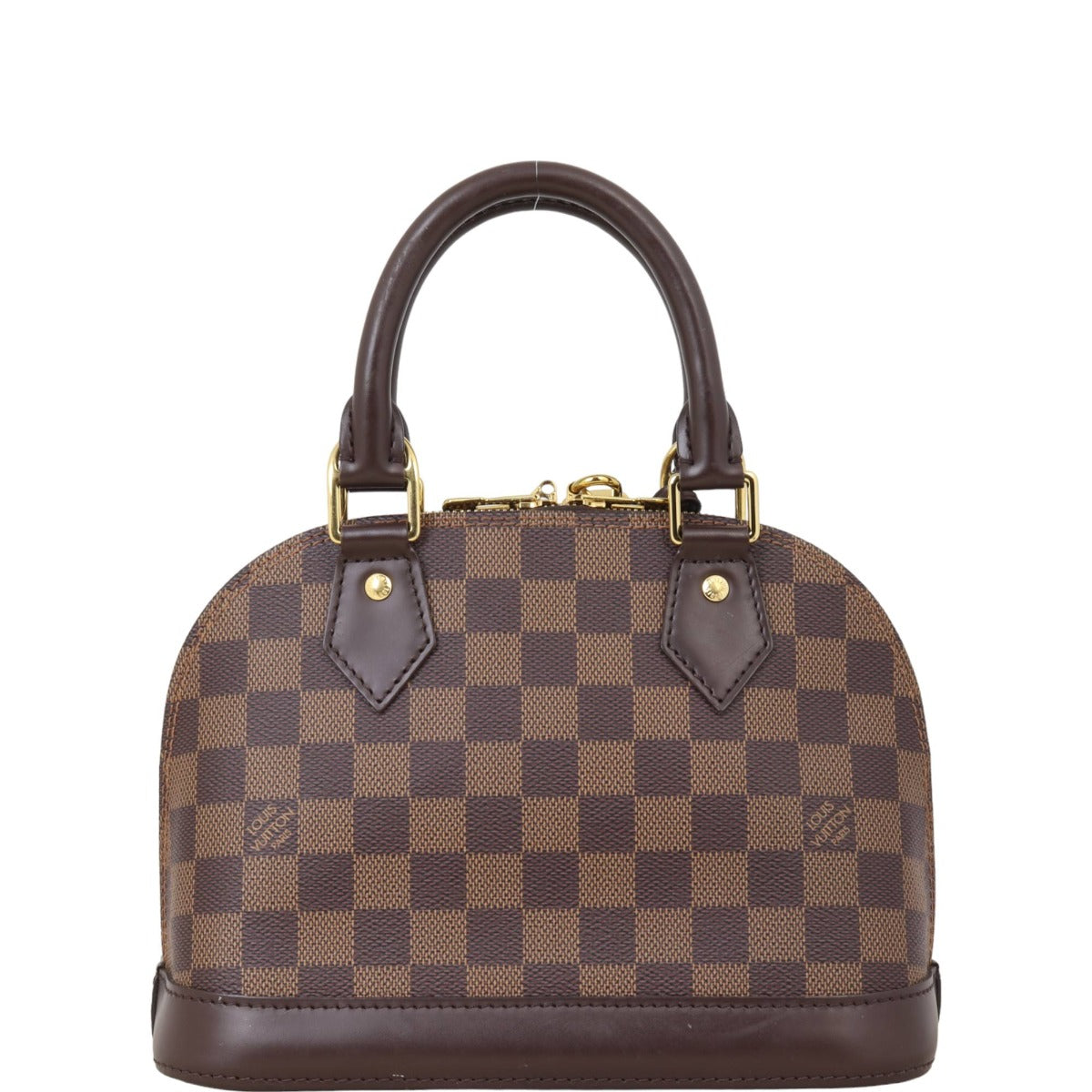 Louis Vuitton Alma BB Damier Ebene | Gold Tone Hardware