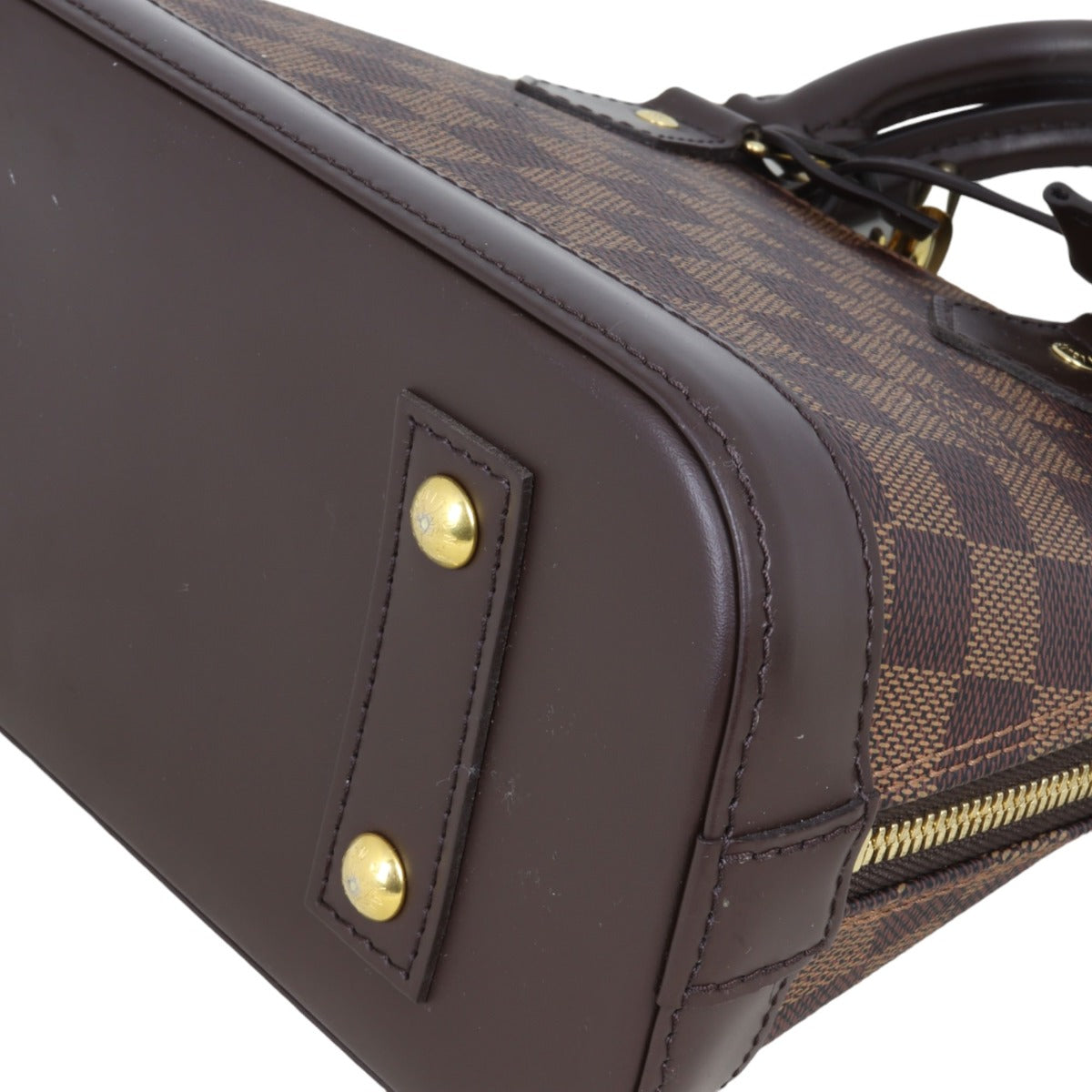 Louis Vuitton Alma BB Damier Ebene | Gold Tone Hardware