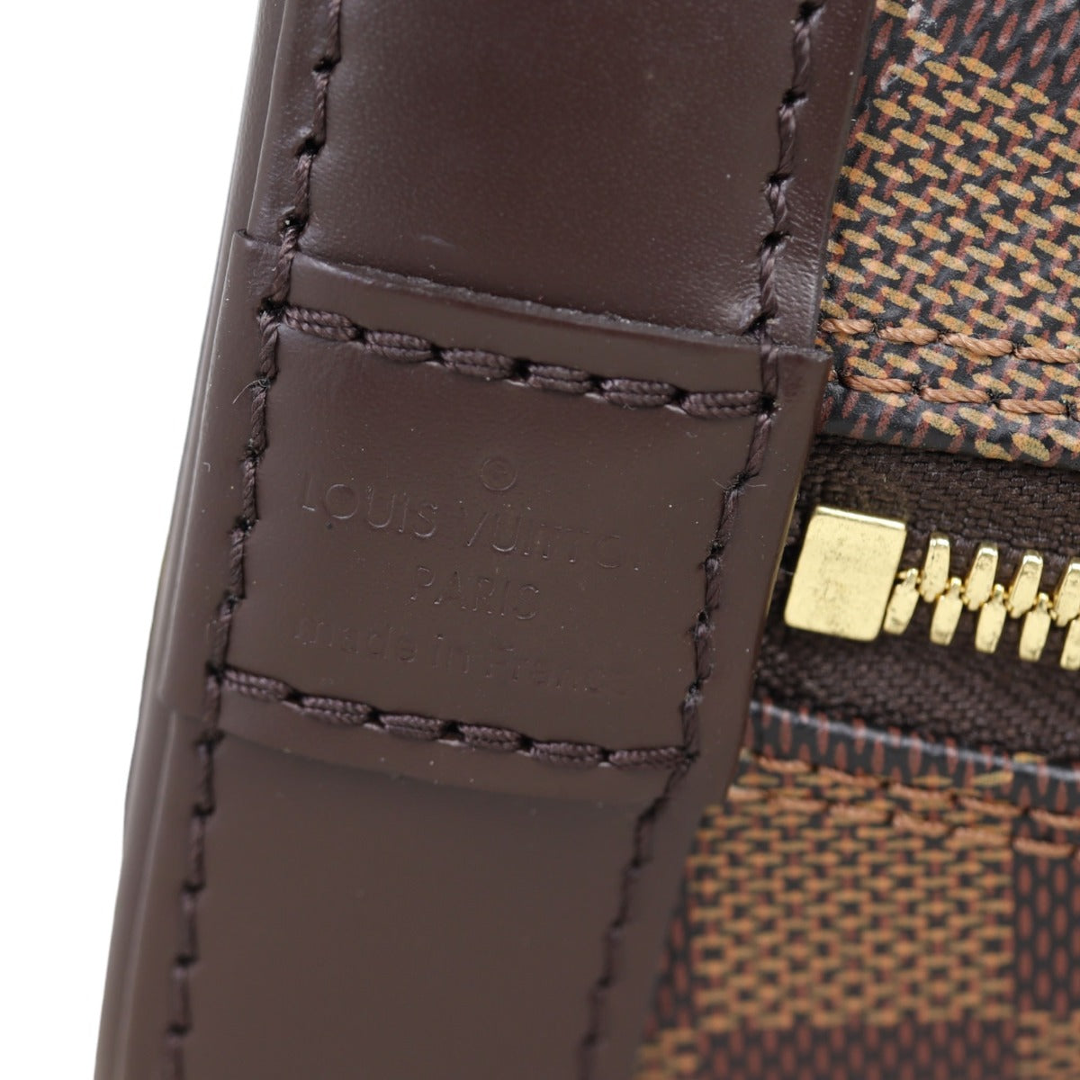 Louis Vuitton Alma BB Damier Ebene | Gold Tone Hardware