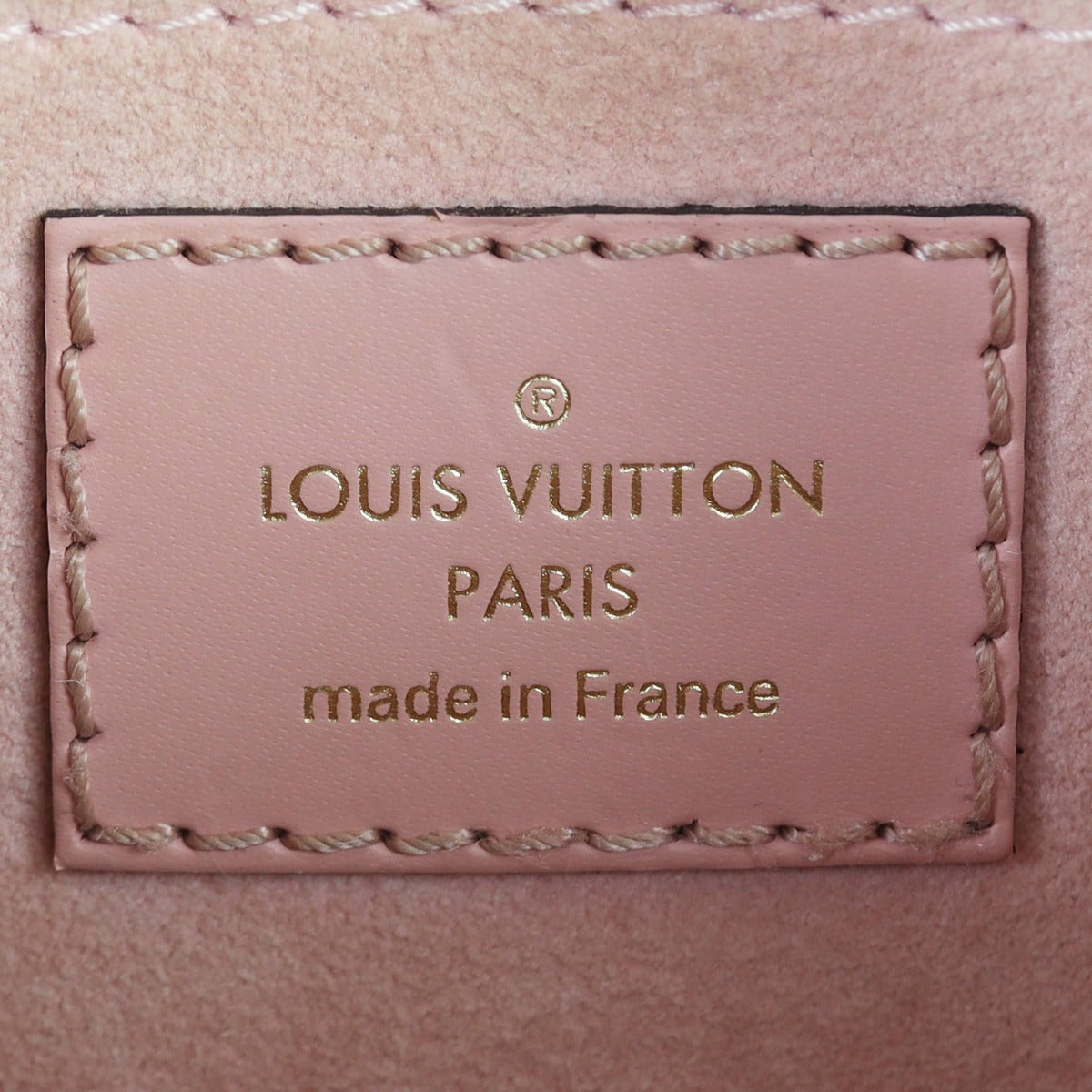 Louis Vuitton Alma Mini Epi Interior Stamp