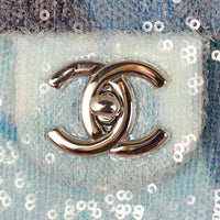 Chanel Classic Single Flap Medium Sequin Waterfalls Hardware