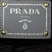 Prada Vitello Daino Satchel Interior Stamp