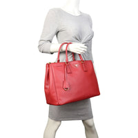 Prada Saffiano Lux Galleria Double Zip Tote Large