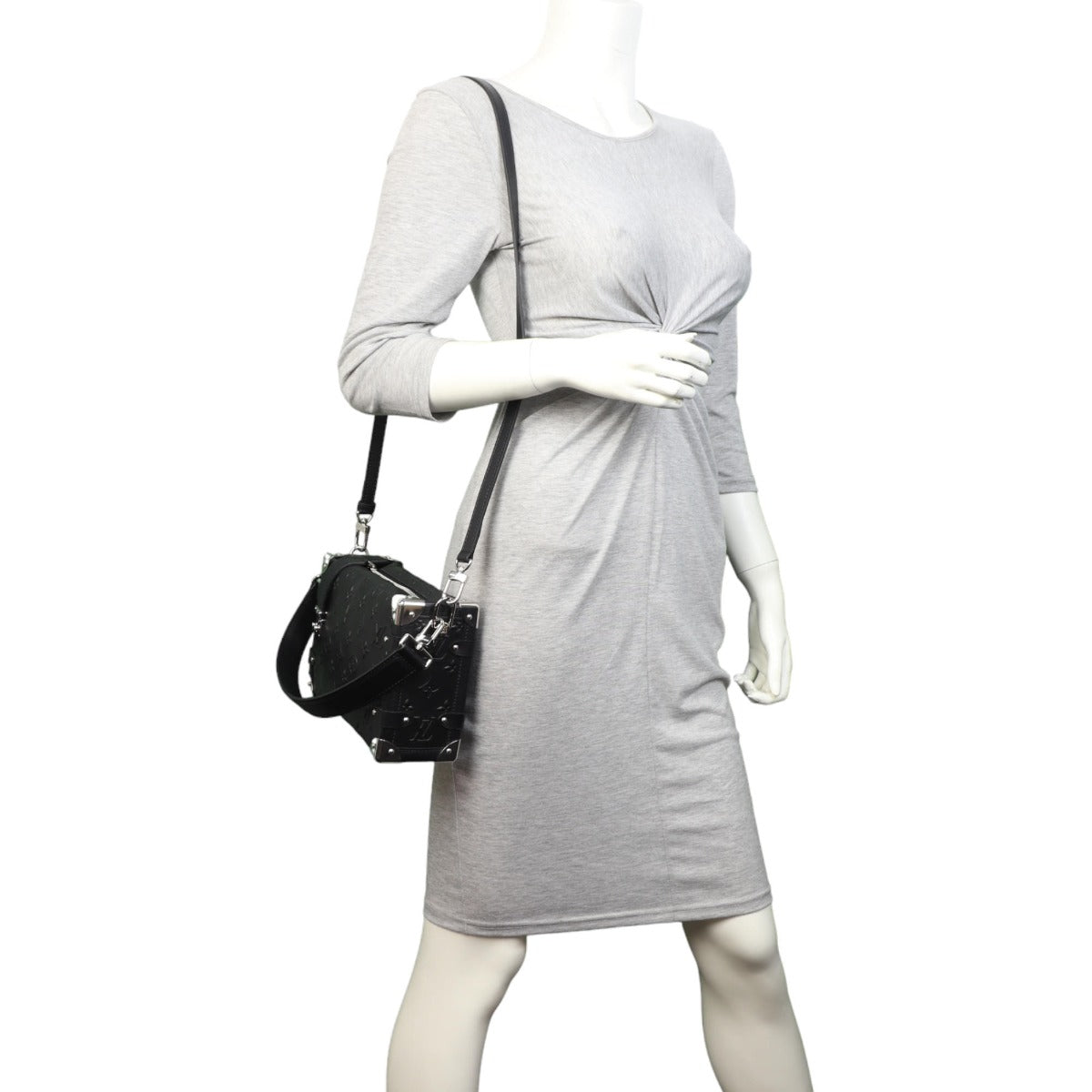 Louis Vuitton Side Trunk MM Monogram Debossed Calfskin