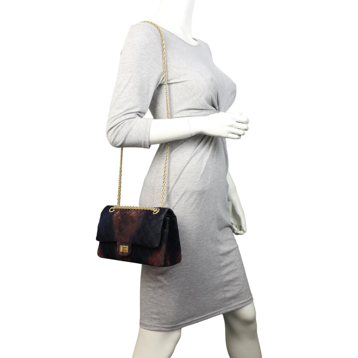 Chanel 2.55 Reissue 225 Double Flap Bag Ombre Velvet