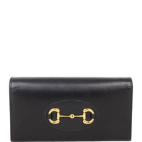 Gucci Leather Horsebit 1955 Chain Wallet
