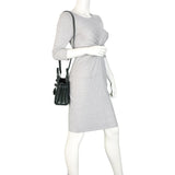 Saint Laurent Sac de Jour Nano Croc-Embossed