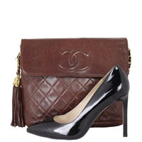 Chanel Vintage CC Tassel Shoulder Bag