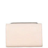 Saint Laurent Kate Tassel Chain Bag Small Croc-Embossed