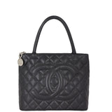 Chanel Medallion Tote | Silver Zip