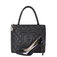 Chanel Medallion Tote | Silver Zip