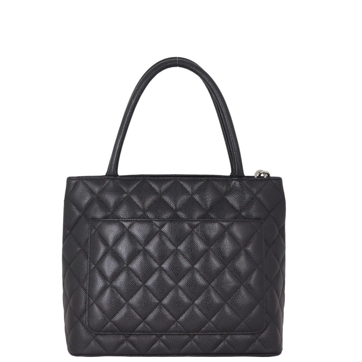 Chanel Medallion Tote | Silver Zip