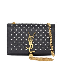 Saint Laurent Kate Tassel Chain Bag Small Studded