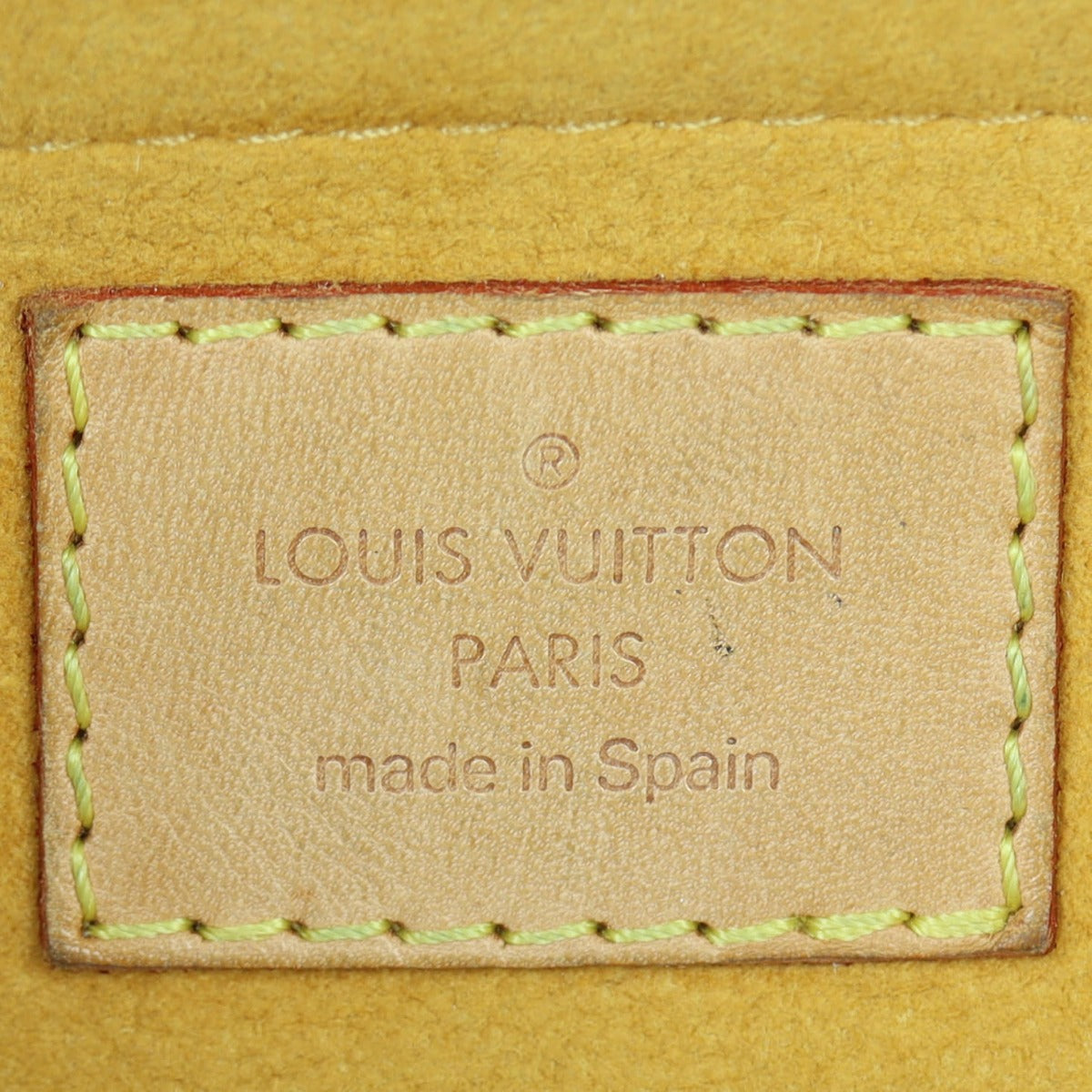Louis Vuitton Mini Pleaty Monogram Denim Interior Stamp
