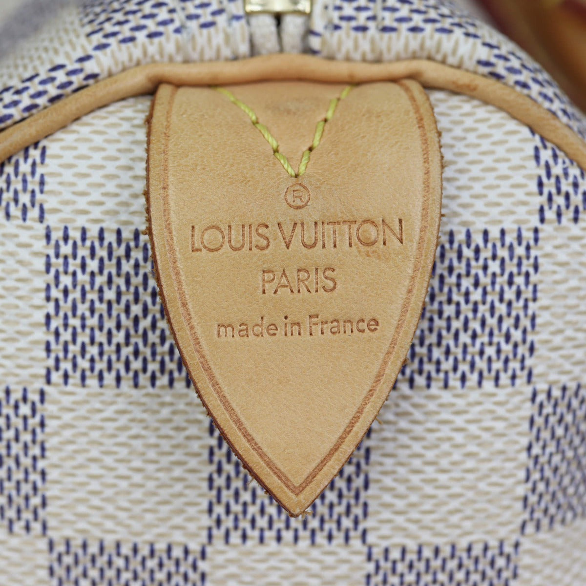 Louis Vuitton Speedy 25 Damier Azur Stamp