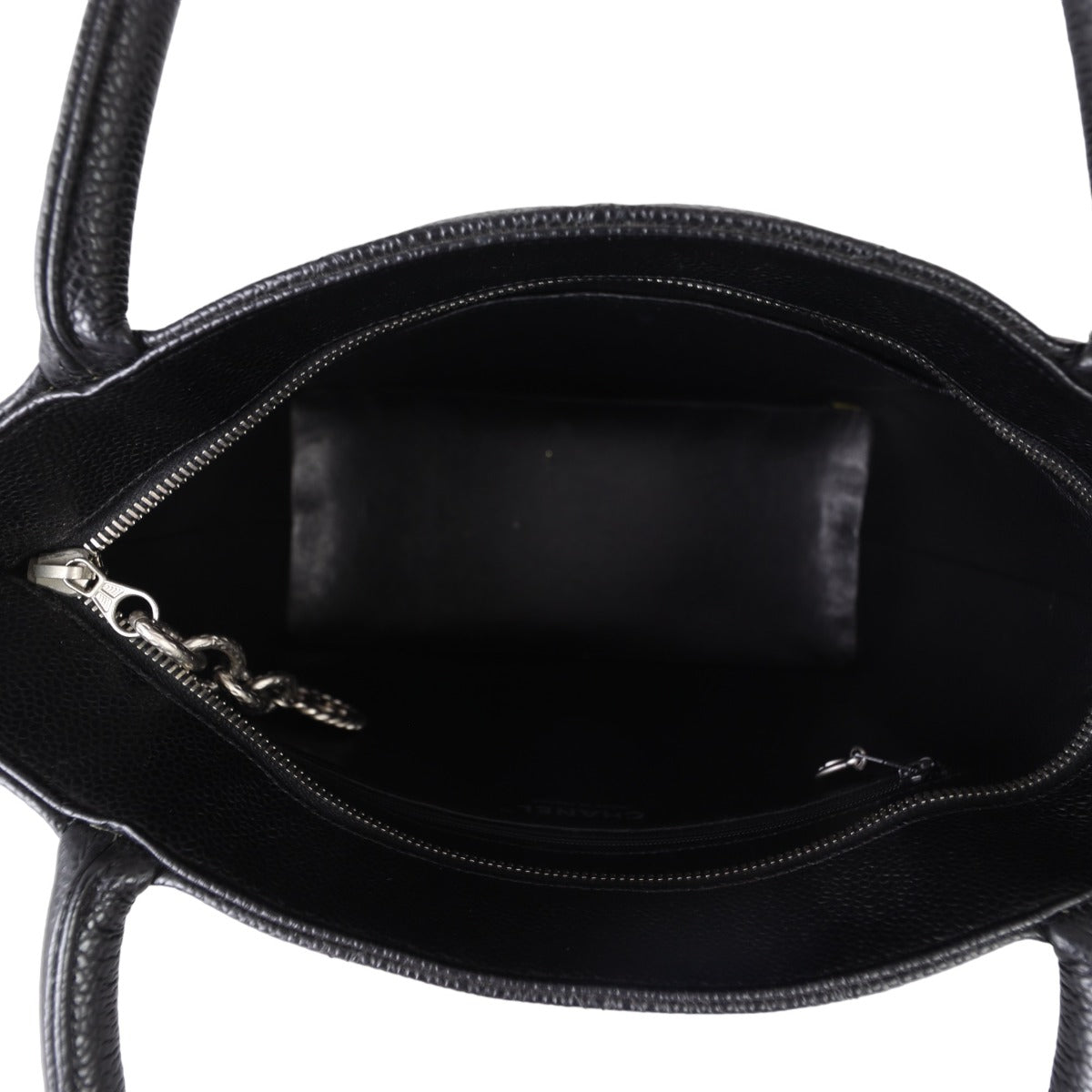 Chanel Medallion Tote | Silver Zip