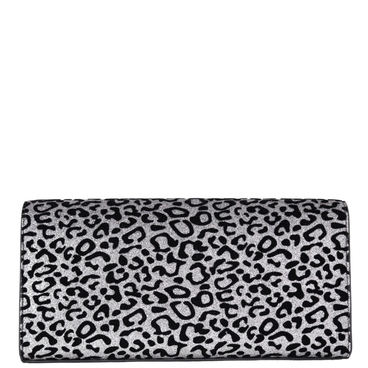 Saint Laurent Kate Tassel Monogram Clutch Leopard