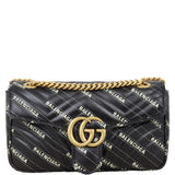 Gucci X Balenciaga The Hacker Project GG Marmont Matelasse Small Shoulder Bag
