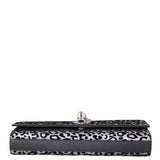 Saint Laurent Kate Tassel Monogram Clutch Leopard