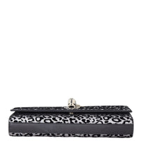 Saint Laurent Kate Tassel Monogram Clutch Leopard