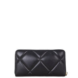 Chanel 19 Zip Around Long Wallet