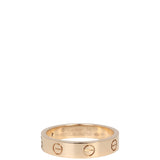 Cartier Love Wedding Band 18k Rose Gold 1 Diamond