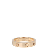Cartier Love Wedding Band 18k Rose Gold 1 Diamond