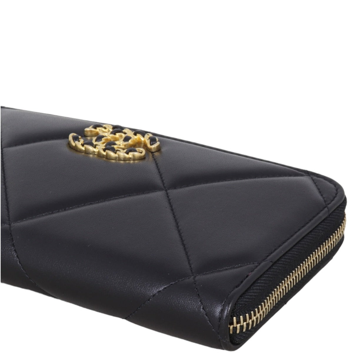 Chanel 19 Zip Around Long Wallet