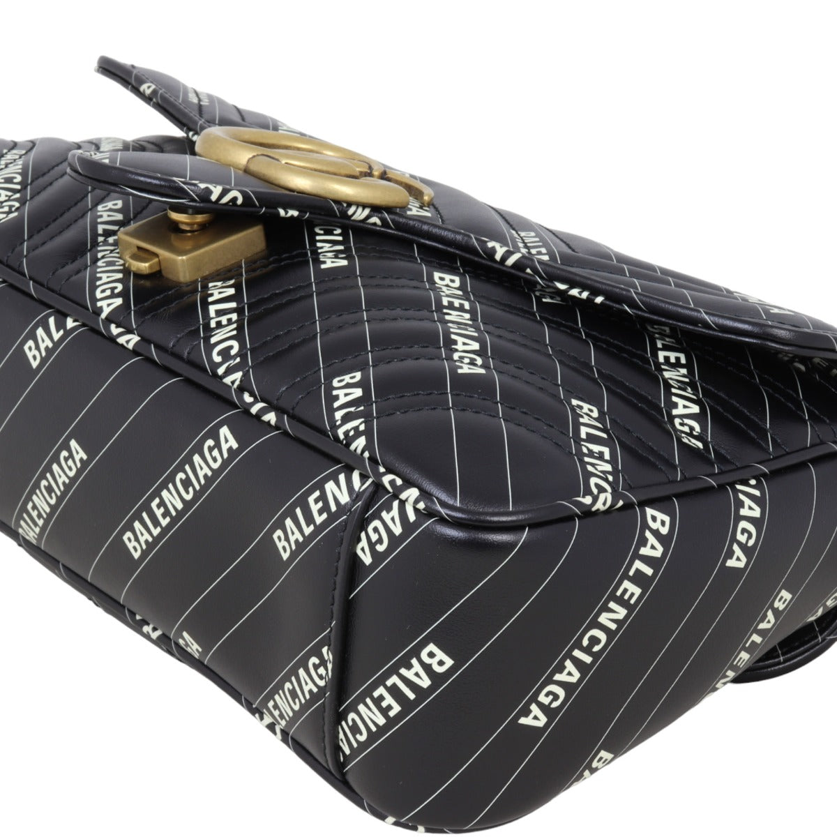 Gucci X Balenciaga The Hacker Project GG Marmont Matelasse Small Shoulder Bag