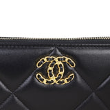Chanel 19 Zip Around Long Wallet