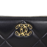 Chanel 19 Zip Around Long Wallet