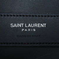 Saint Laurent Kate Tassel Monogram Clutch Leopard