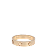 Cartier Love Wedding Band 18k Rose Gold 1 Diamond