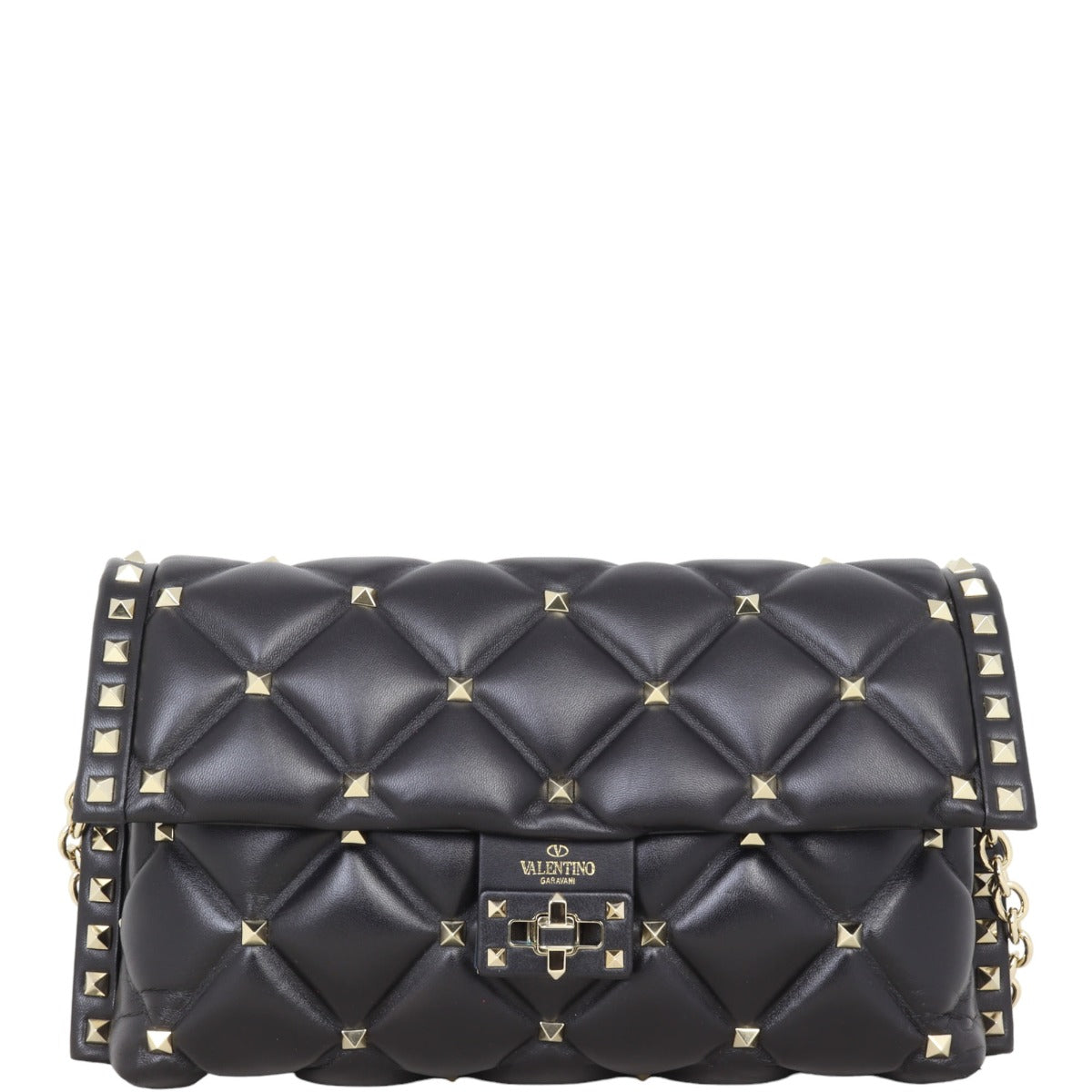 Valentino Candystud Chain Shoulder Bag