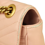 Gucci GG Marmont Matelasse Mini Shoulder Bag Rubbing