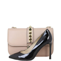 Valentino Glam Lock Medium Shoulder Bag