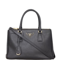 Prada Saffiano Lux Galleria Double Zip Tote Small