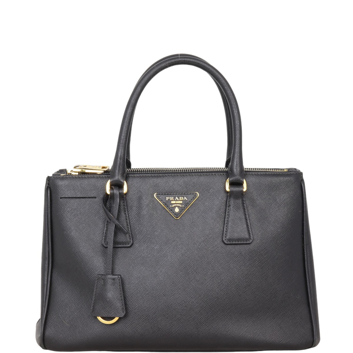 Prada Saffiano Lux Galleria Double Zip Tote Small