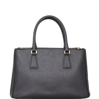 Prada Saffiano Lux Galleria Double Zip Tote Small